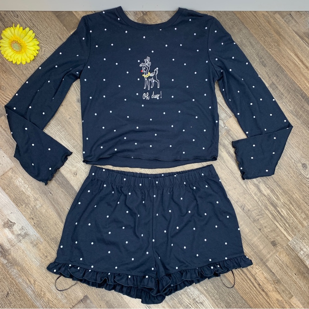 Topshop NWT Oh Dear Polka Dot Pajama Set Size Small